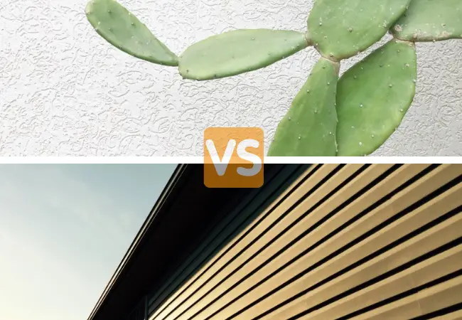 stucco versus vynil siding