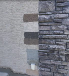 multiple colours on stucco